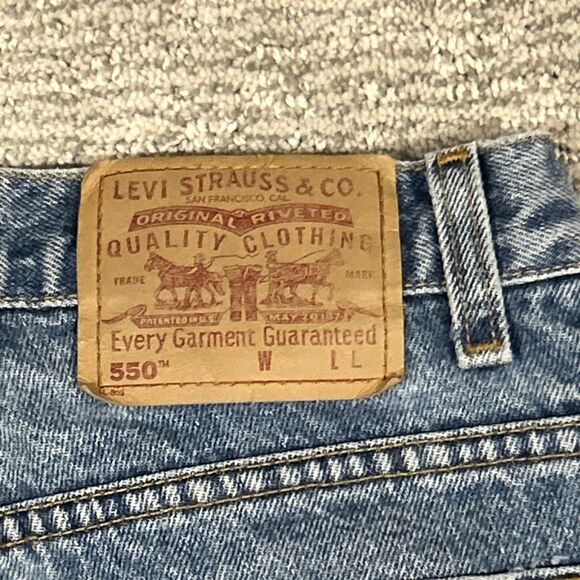 Levi's Jeans Womens 6 Long Misses 550 Vintage Denim Relaxed Fit Tapered Leg - Picture 8 of 8
